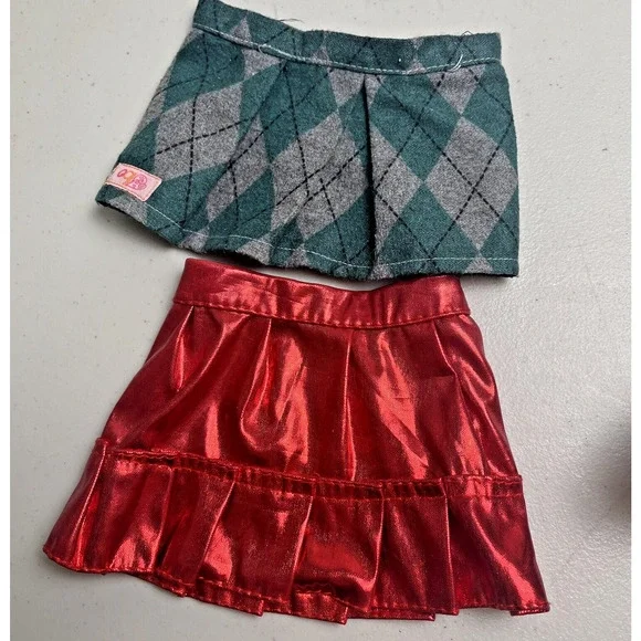 Doll 18" Clothing Lot Fits American Girl, OG, Madame - 4 Skirts 2 Hats 1 Dress - Picture 7 of 7